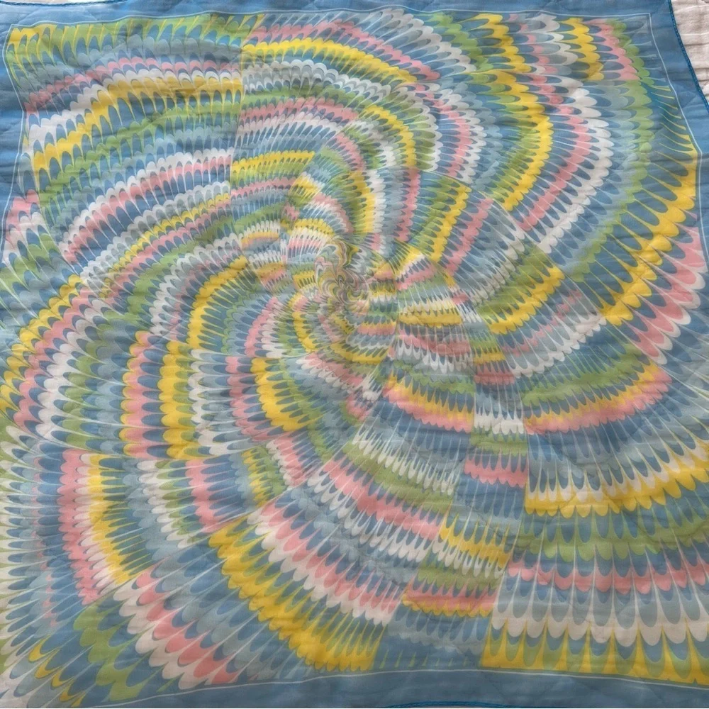 DECO FEATHER CHIFFON Scarf